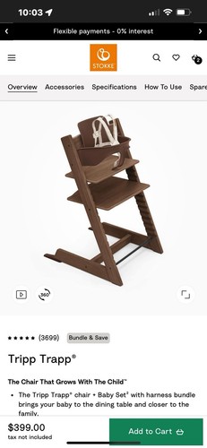 Tripp trapp high chair with - trapp,